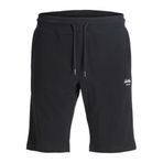 JACK & JONES Erkek Jpstgordon Archive Sweat Şort Mid Pls, Siyah, 42