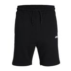 Jack & Jones Erkek Jpstgordon Beau Eşofman Şortu LNG, Siyah, M, Siyah, M