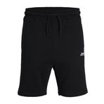 Jack & Jones Erkek Jpstgordon Beau Eşofman Şortu LNG, Siyah, S, Siyah, S