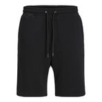 JACK & JONES Erkek Jpstgordon Bradley Sweat Şort Mi Pls, Siyah, 42