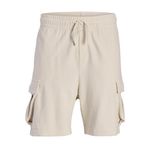 JACK & JONES Erkek Jpstgordon Loui Sweat Şort LNG, Moonbeam, L