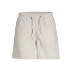 JACK & JONES Erkek JPSTJAIDEN JJSUMMER LINEN BLEND SHORT SN Jogger Şort Koyu Bej L