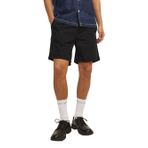 JACK & JONES Erkek JPSTJAIDEN JJSUMMER LINEN BLEND SHORT SN Jogger Şort Siyah S