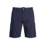 JACK & JONES Erkek Jpstjoe Jjcargo Şort AKM Jnr Kargo Şort, Lacivert (Navy Blazer), 152