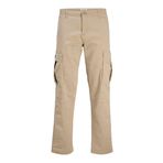 JACK & JONES Erkek Jpstkane Jjjonnie Kargo Pantolon, Crockery, 38W / 32L