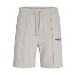 JACK & JONES Erkek Jpstkane Jjvesterbro Sweat GMS Sn Şort, Moonbeam, M