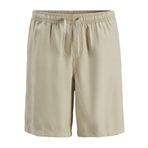 Jack & Jones Erkek JPSTKARL JJAARON TENCEL JOGGER SHORT Jogger Şort, Koyu Bej, S
