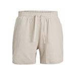 Jack & Jones Erkek JPSTKARL JJFRED SWEAT SHORTS GMS Şort, Kırık Beyaz, S