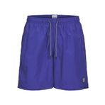 Jack & Jones Erkek JPSTKAUAI JJSWIM WIDE LY Deniz Şortu, Mavi, S