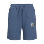 JACK & JONES Erkek Jpstluke Sweat Şort GMS Jnr, Okyanus Görünümü, 140