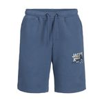 JACK & JONES Erkek Jpstluke Sweat Şort GMS Jnr, Okyanus Görünümü, 164