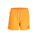 JACK & JONES Erkek JPSTMALTA JJSWIM MAGIC SS24 LY Deniz Şortu Turuncu S