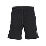 JACK & JONES Erkek JPSTSWIFT SWEAT SHORTS SN PLS Şort, Black, 46