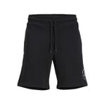 JACK & JONES Erkek JPSTSWIFT SWEAT SHORTS SN PLS Şort, Black, 50