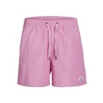 Jack & Jones Erkek JPSTSWIM JJPREMIUM ZIP FRANCE LY Deniz Şortu, Pembe, M