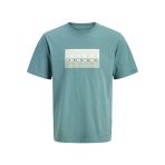 Jack Jones Erkek Kabartma Yazı Desenli Tişört 12289863