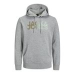 JACK JONES Erkek Kanguru Cepli Kapüşonlu Sweatshirt 12243927