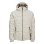 JACK & JONES Erkek kapitone ceket, Moonbeam, XXL