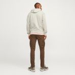 Jack & Jones Erkek Kapüsonlu Düz Renk Sweatshirt - Charge - 2XL - 160 - Bej