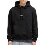 JACK & JONES Erkek kapüşonlu kazak JORNORREBRO EMB Sweat Hood - Relaxed, Siyah, L