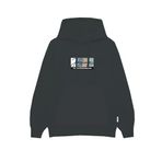 JACK & JONES Erkek kapüşonlu kazak logolu kapüşonlu kazak, Forest River, L