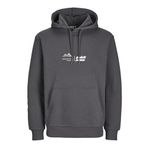 JACK & JONES Erkek kapüşonlu kazak logolu kapüşonlu kazak, Pavement, M