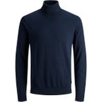 Jack & Jones Erkek Kazak Jjebasic Knit Roll Neck 8051 - XL - Lacivert