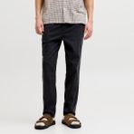 Jack & Jones Erkek Keten Karisimli Chino Pantolon - Ace - 0-Siyah - 2XL