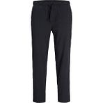 Jack & Jones Erkek Keten Karışımlı Jogger Pantolon - Ace Breeze - Siyah - XL