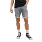 JACK & JONES Erkek kot şort Rick Icon GE 370 çivit mavisi örgü, Grey Denim, S