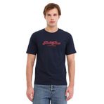 Jack & Jones Erkek Lacivert Kısa Kollu Tişört S Beden JORCATSKILLS TEE SS CN FS Modeli