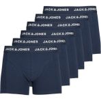 Jack Jones Erkek Lacivert Renk 6 Lı Boxer 12171946 - Mavi