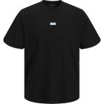 Jack & Jones Erkek Logo Detaylı Kısa Kollu Bisiklet Yaka T-Shirt – Jcoclub - Siyah - 2XL