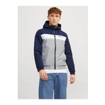 Jack & Jones Erkek Mont Lacivert 12200208 Jjerush Hood Bomber