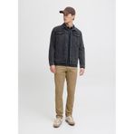 Jack & Jones Erkek Normal Bel Dar Kesim Denim Pantolon, Kahve, 32/32
