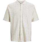 Jack & Jones Erkek Örme Gömlek 12234327 - Krem - 2XL
