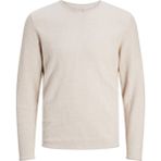 Jack & Jones Erkek Örme Kazak 12258407 - L - Krem