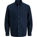 Jack & Jones Erkek Oxford Kumas Uzun Kollu Gömlek - Harvey - 029-Mavi - 2XL