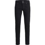 Jack & Jones Erkek Pantolon 12152346 Dar Paça Günlük Stil Desenli Siyah Renk - 27