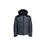 Jack & Jones Erkek Puffer Mont, Gri, L Beden