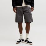 Jack & Jones Erkek Rahat Kalip Kargo Sort - Cole - 000-Gri