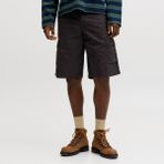Jack & Jones Erkek Rahat Kalip Kargo Sort - Cole - Siyah