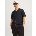 Jack & Jones Erkek Rahat Kesim Kısa Kollu Düz Basic Gömlek - 12256322