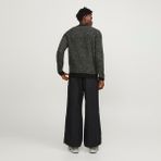 Jack & Jones Erkek Regular Fit Dik Yaka Kazak - Space - 000-Siyah - XL