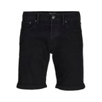 Jack & Jones Erkek Regular Fit Kot Şort - JJORiginal Rick Model Siyah l