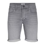 JACK & JONES Erkek Regular Fit Şort Regular Fit Şort, Grey Denim, M