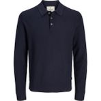 Jack & Jones Erkek Regular Fit Triko Polo Kazak - Sandri - 01L-Lacivert
