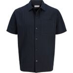 Jack & Jones Erkek Relaxed Fit Kisa Kollu Gömlek - Easton - 0 Siyah