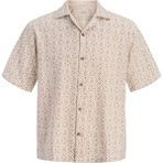 Jack & Jones Erkek Relaxed Fit Resort Yaka Gömlek - Vincent - 008-Bej