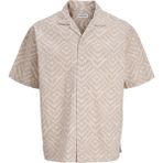 Jack & Jones Erkek Resort Yaka Gömlek - Milo - 008-Bej